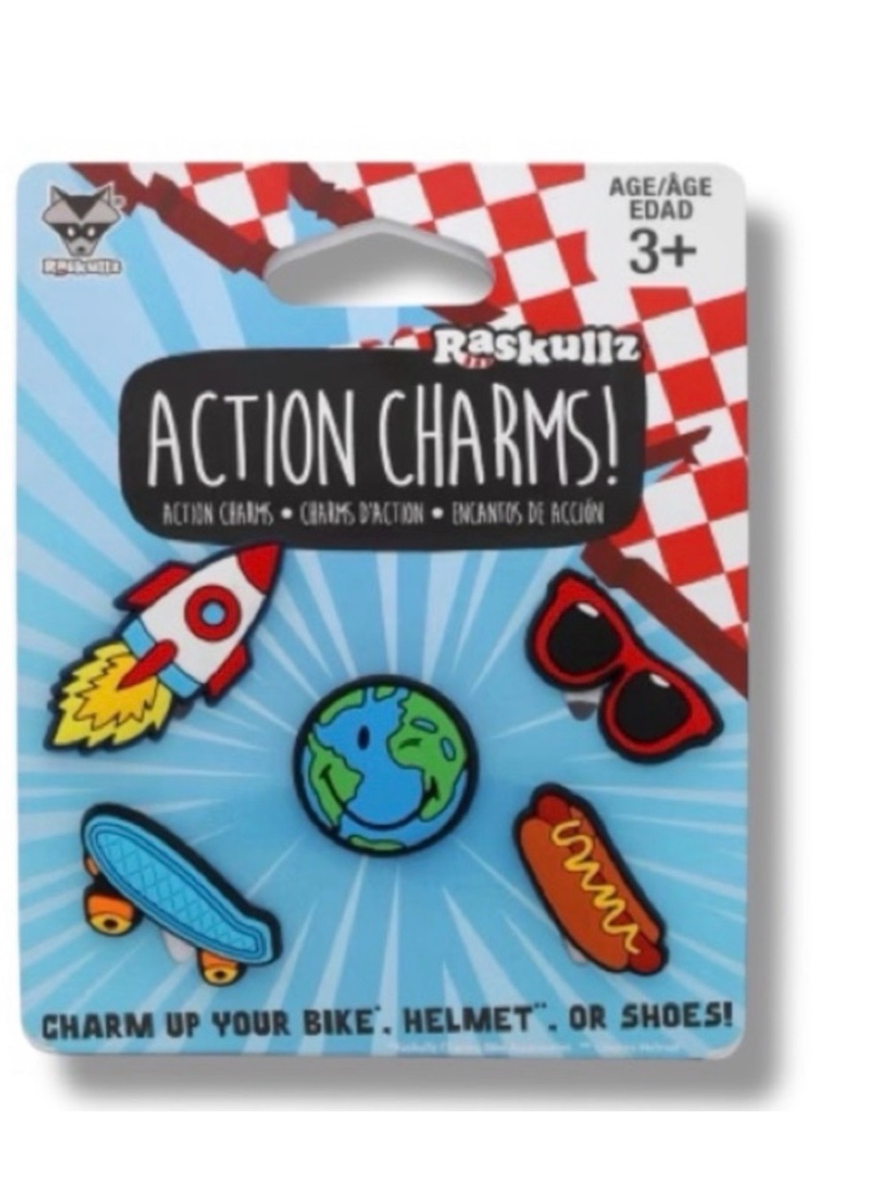 Rocket , skateboard Charms